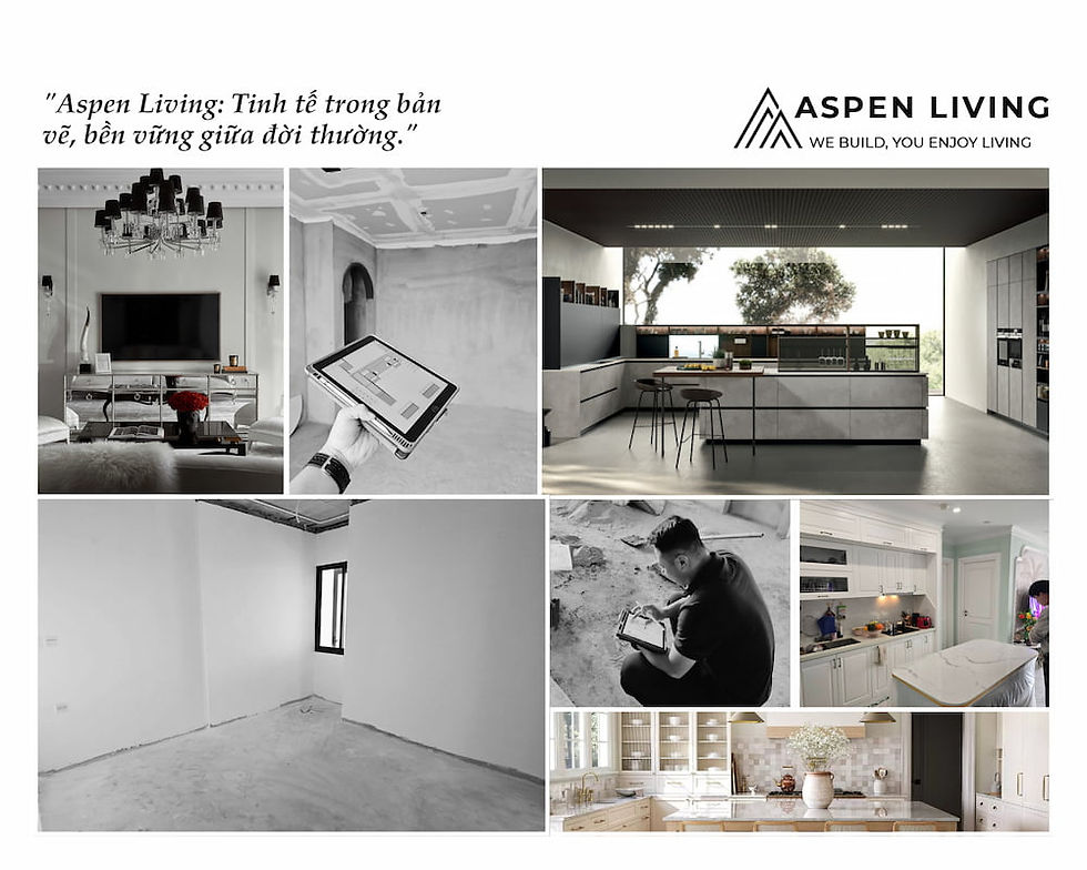 Cam kết khẳng định chất lượng thi công nội thất chung cư Aspen Living