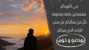 بَلْ قَدِّسُوا الرَّبَّ الإِلهَ فِي قُلُوبِكُمْ، مُسْتَعِدِّينَ دَائِمًا لِمُجَاوَبَةِ كُلِّ مَنْ يَسْأَلُكُمْ عَنْ سَبَبِ الرَّجَاءِ الَّذِي فِيكُمْ، بِوَدَاعَةٍ وَخَوْفٍ، (١ بطرس ٣: ١٥)
