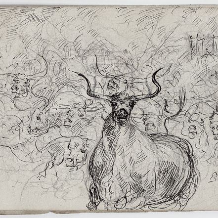 Sketch of Church Stampede-San Diego, Texas