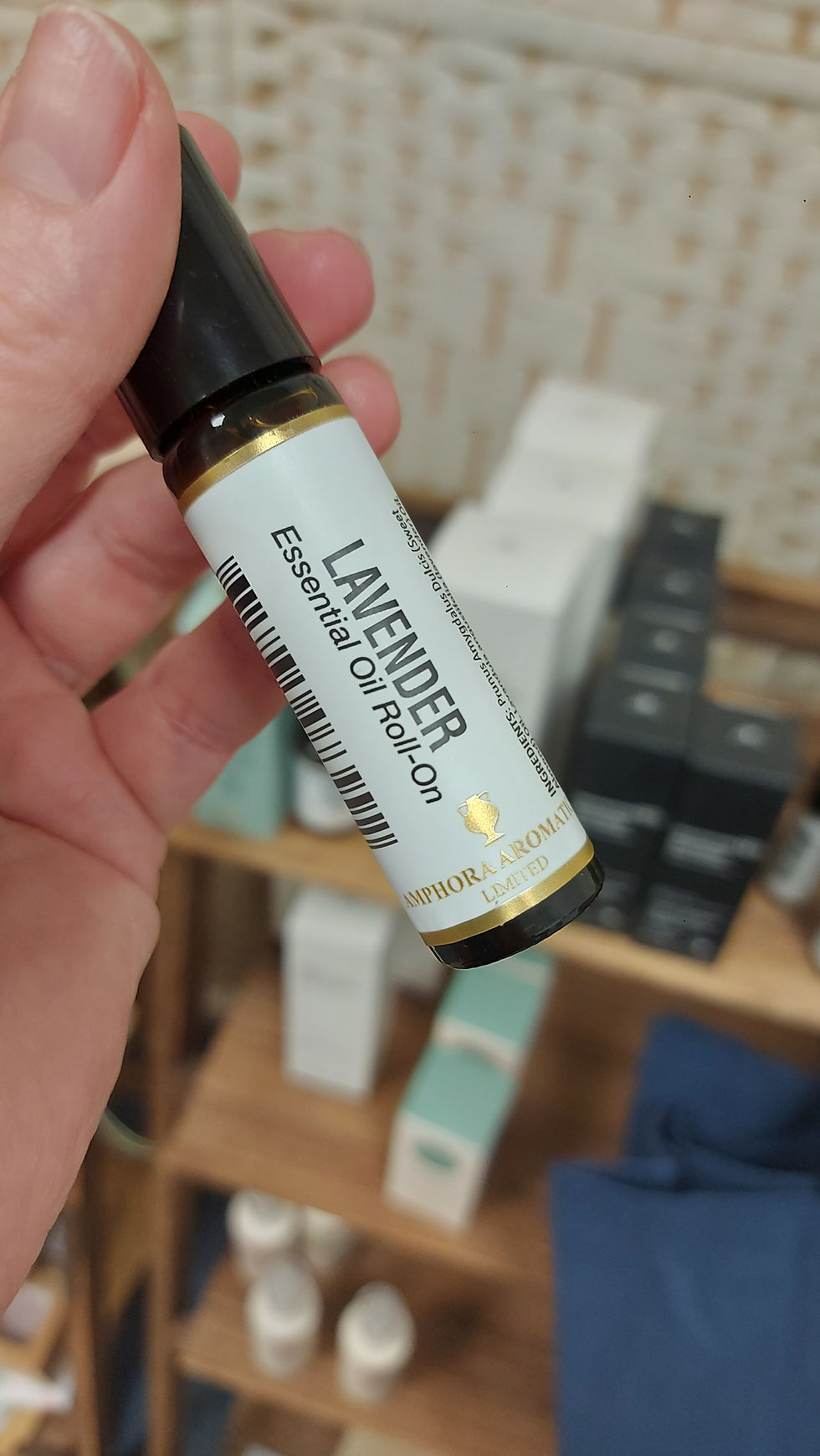 Lavender essential oil roll on