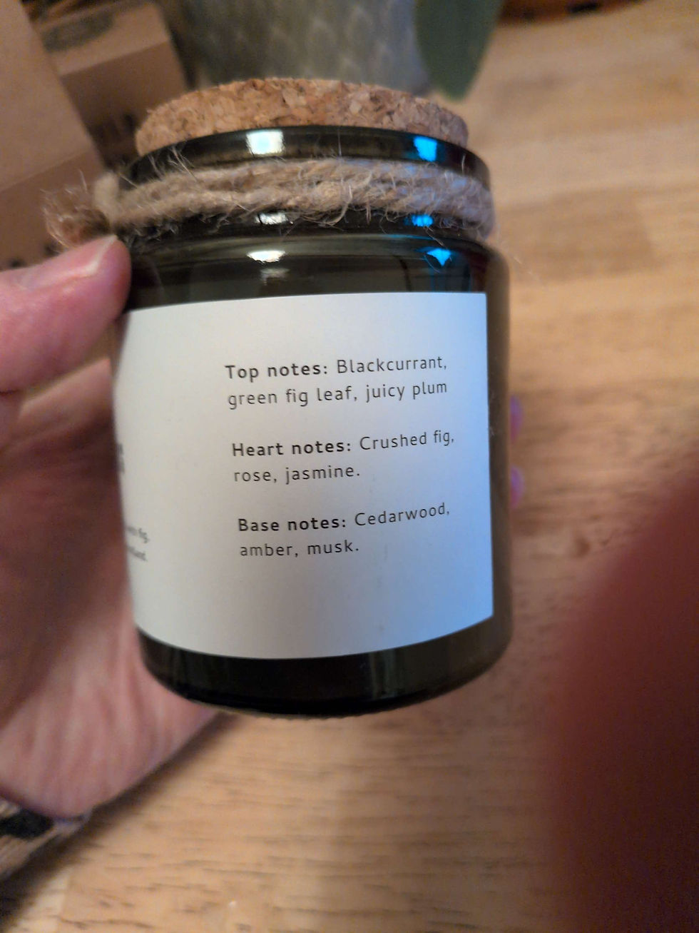 Thumbnail: Woodwick soy candle - Fig & Casis