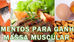 ALIMENTAÇÃO X GANHO DE MASSA MAGRA