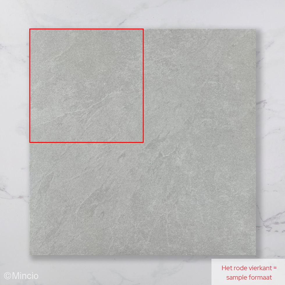 Thumbnail: Lei Zilvergrijs Vloer/wandtegels sample formaat