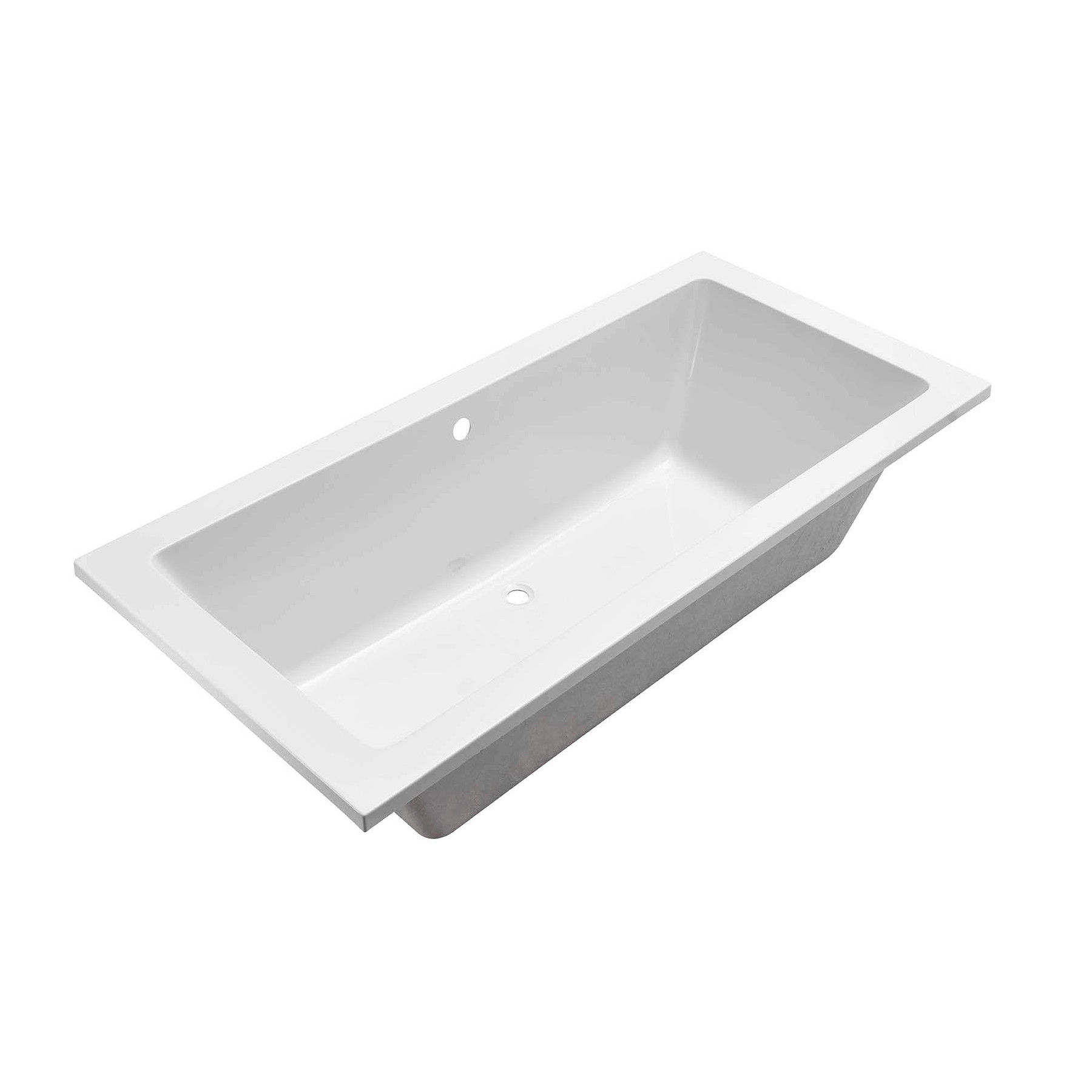 Litli inbouw ligbad 180x80x49 cm. inclusief pootset