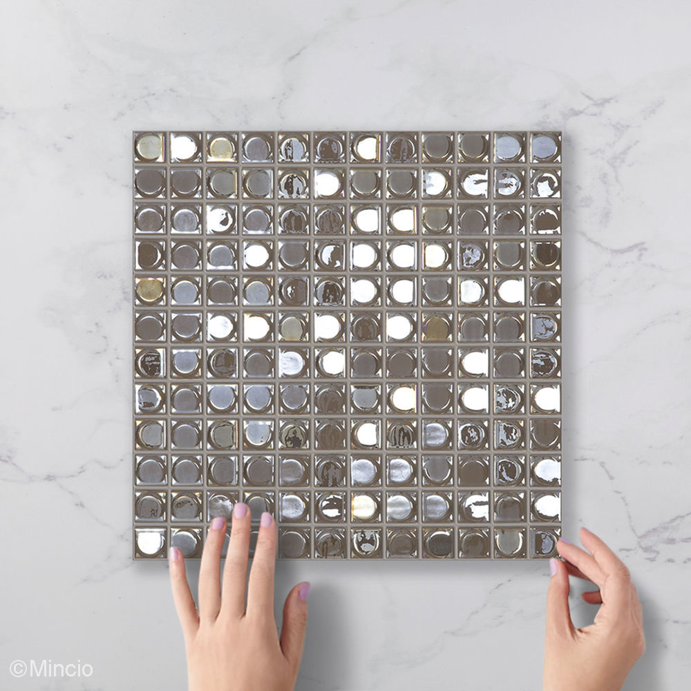 Donker Beige Koffie Glasmozaïek Tegels