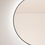 Thumbnail: Ronde spiegel met zwarte rand incl. led verlichting 100 cm