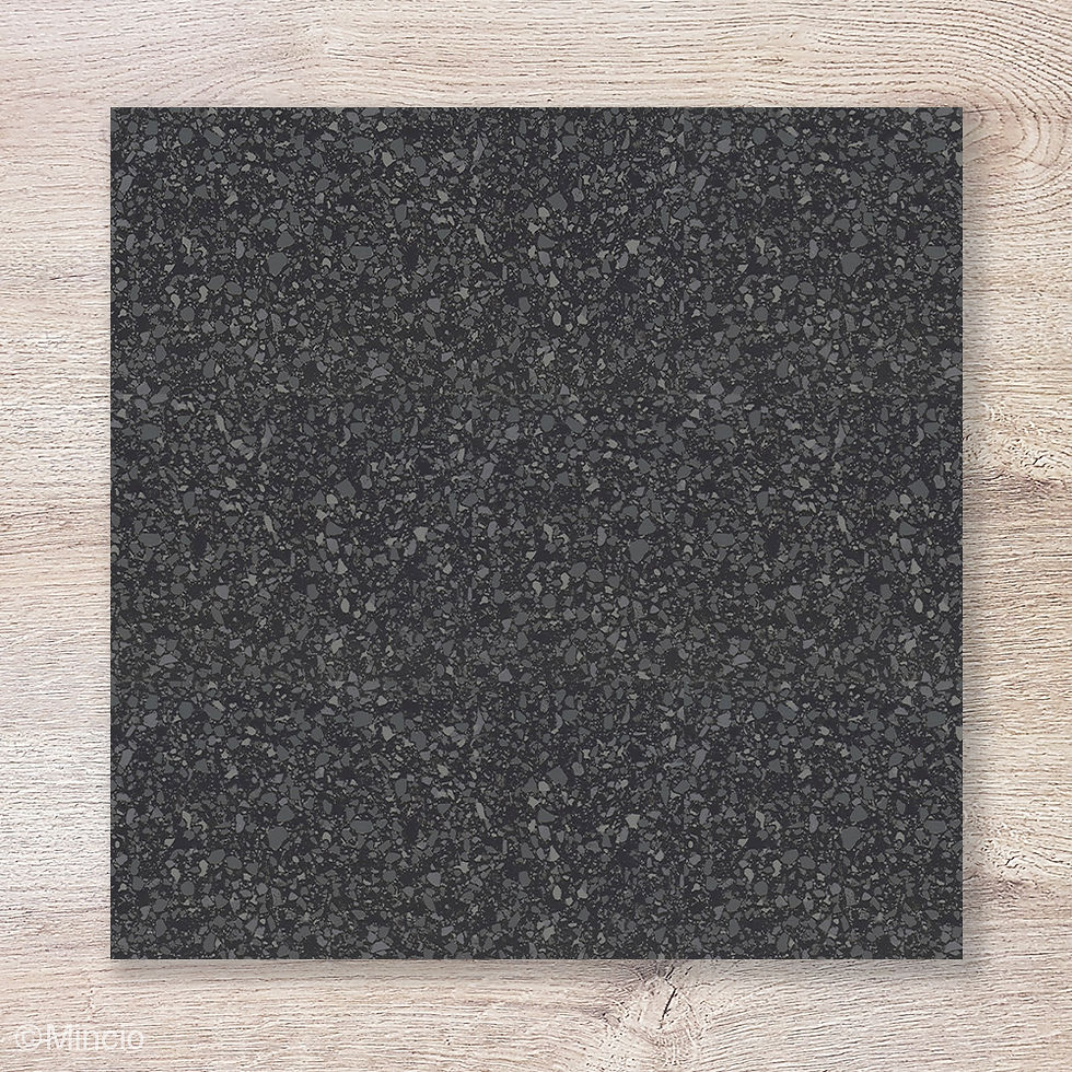 Thumbnail: Terrazzo Marmette Nero vloer/wandtegel antraciet