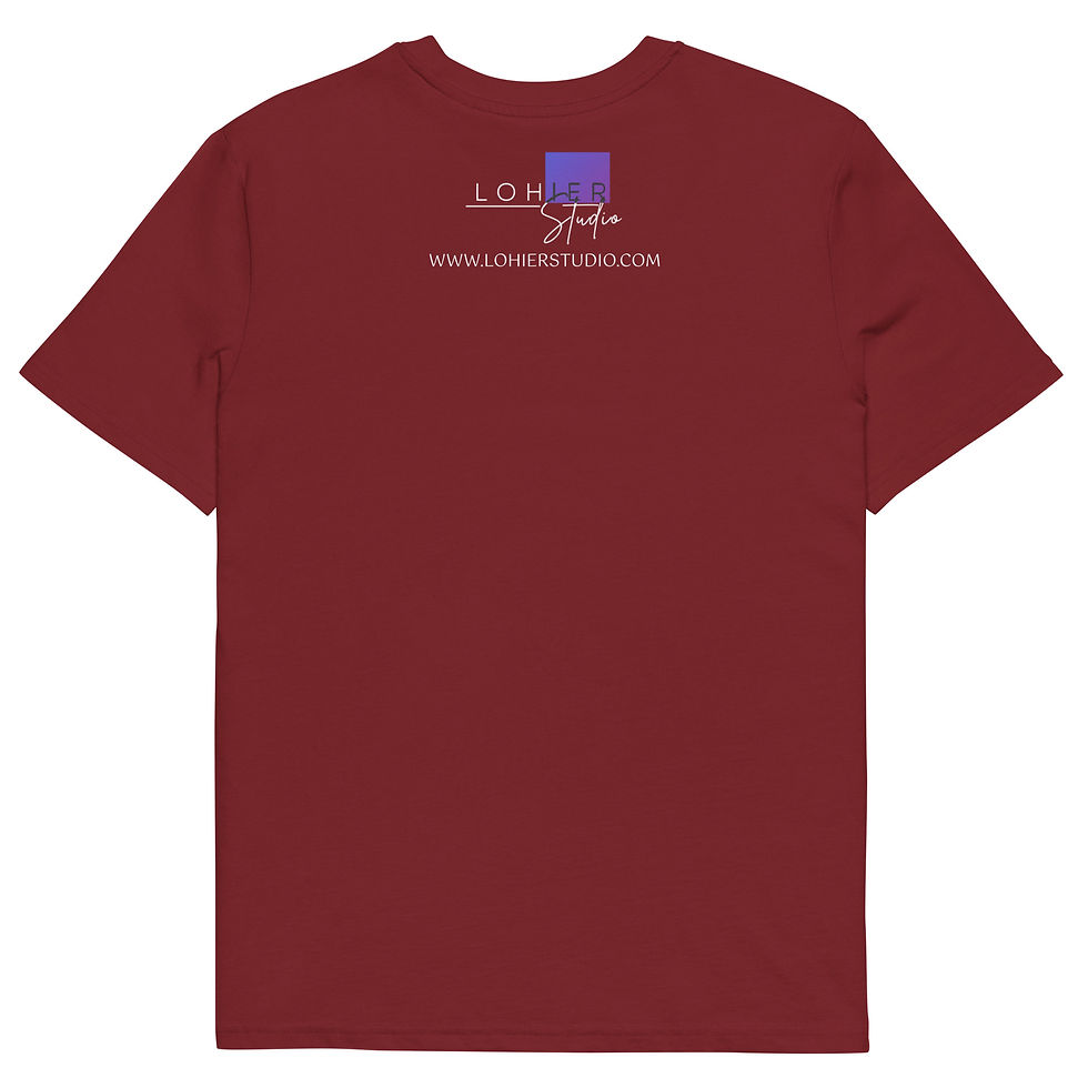 Thumbnail: Unisex organic cotton t-shirt Ebony