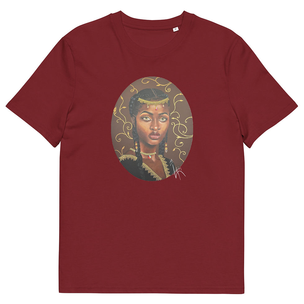 Thumbnail: Unisex organic cotton t-shirt The Royal Temptress