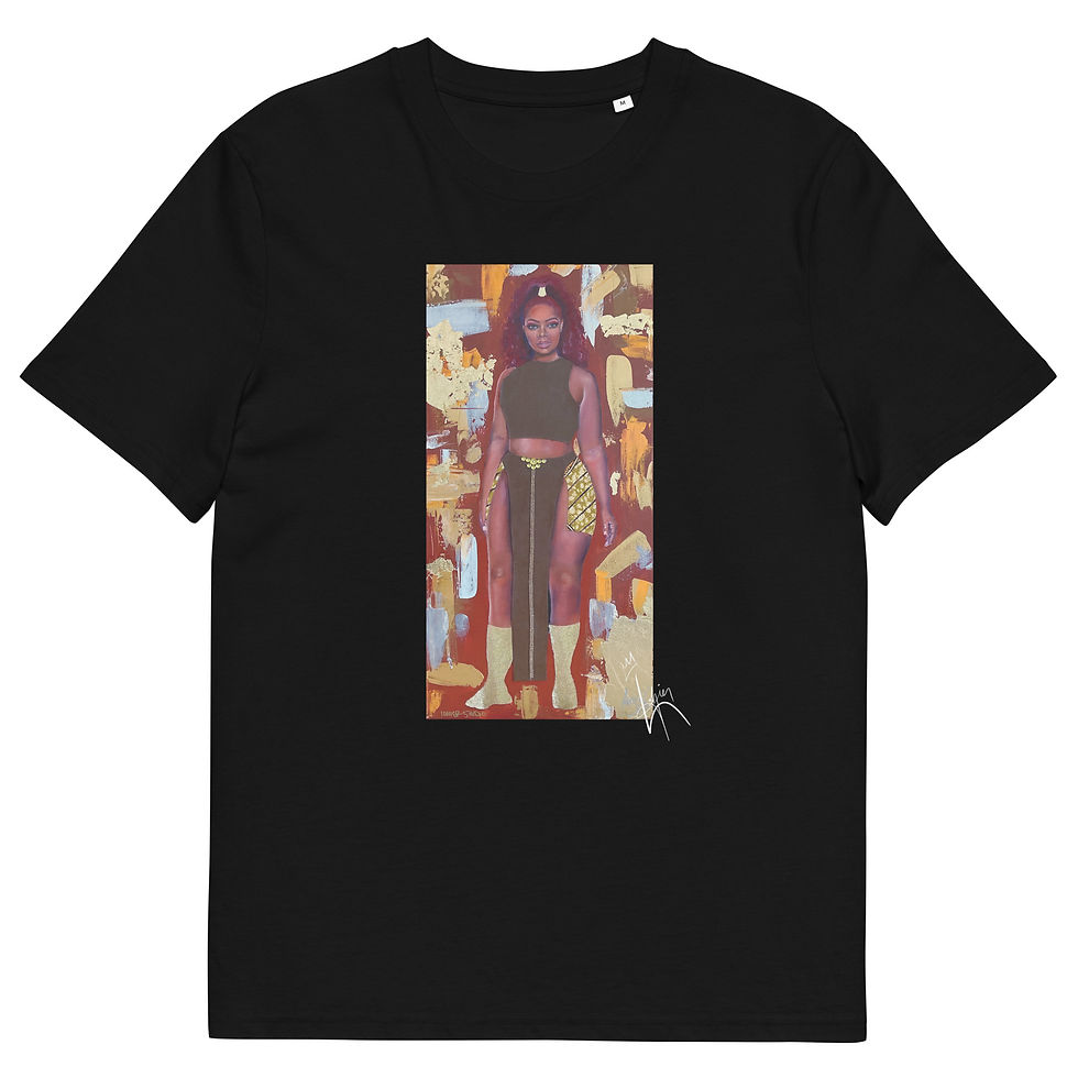 Unisex organic cotton t-shirt Ebony