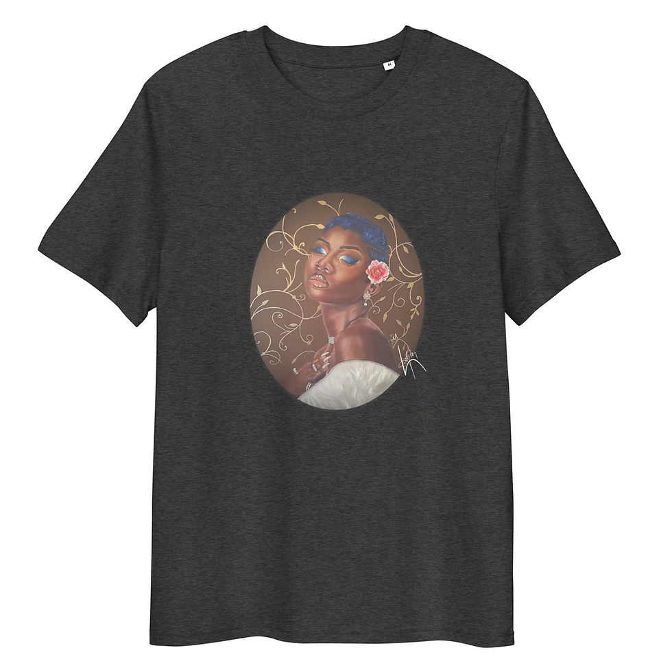 Thumbnail: Unisex organic cotton t-shirt "The Royal Temptress"