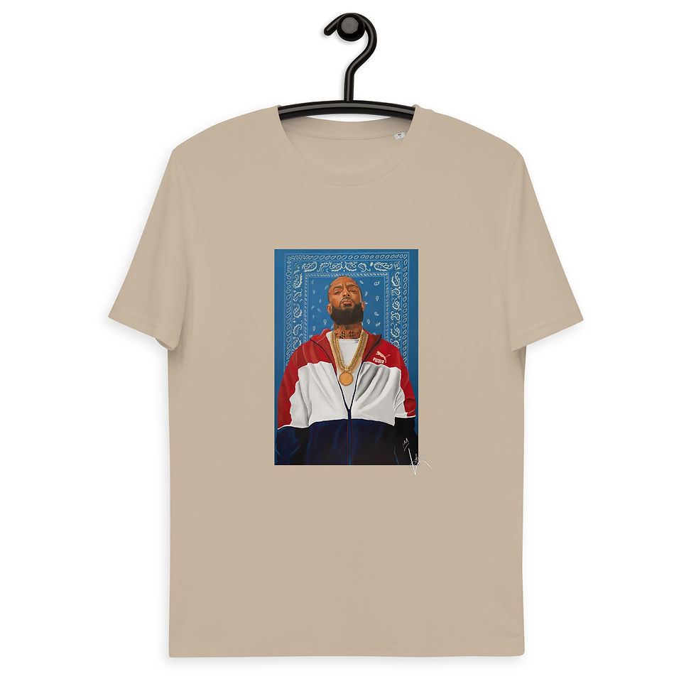Thumbnail: Unisex organic cotton t-shirt Nipsey