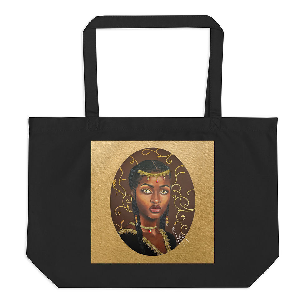 Large organic "Safiya" tote bag