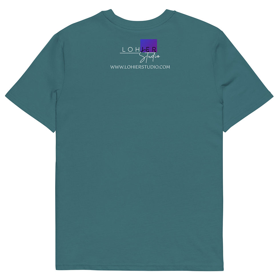 Thumbnail: Unisex organic cotton t-shirt Ebony