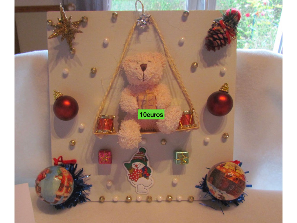 Tableau Noël Nounours