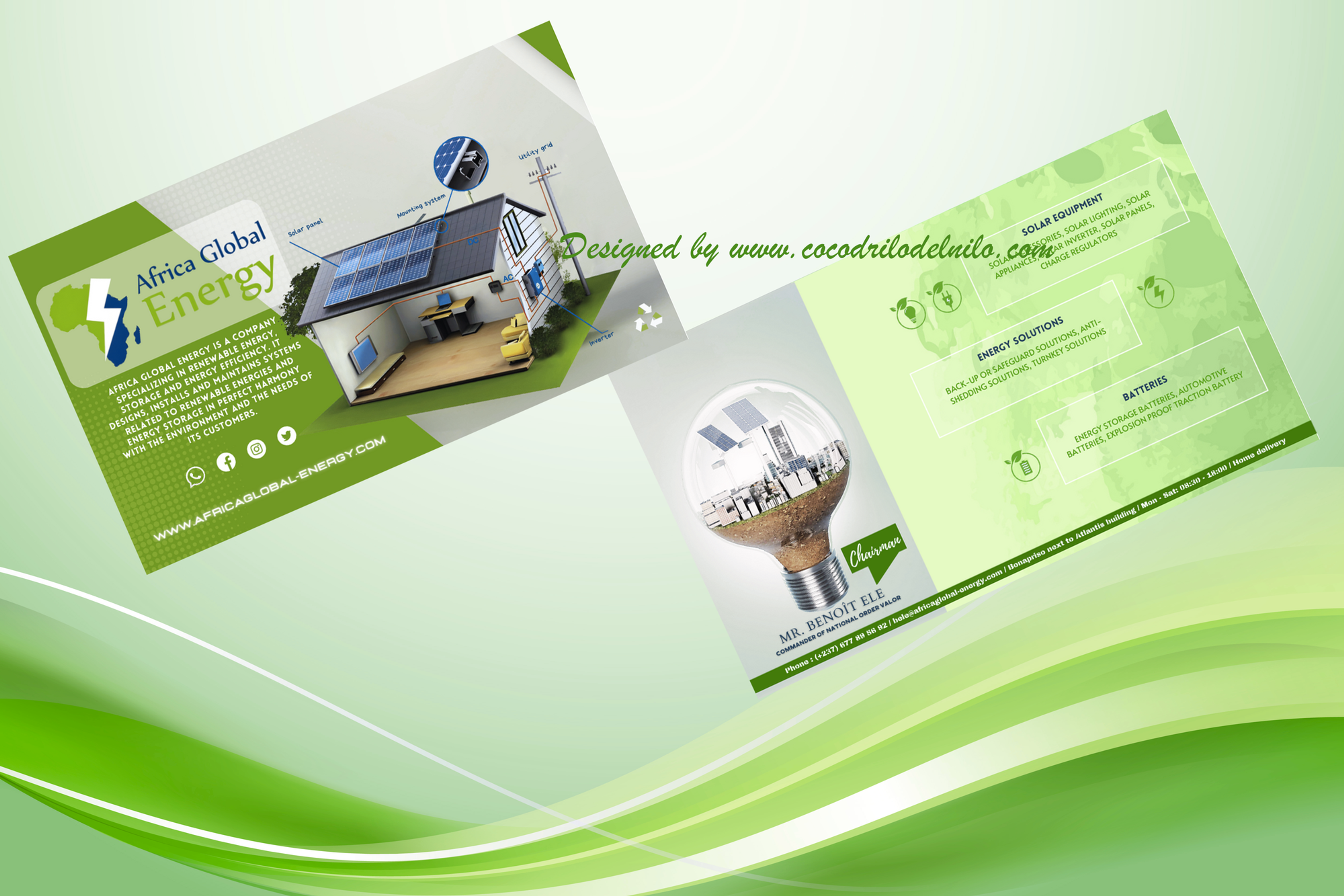 Conception de carte de visite à Ouagadougou et Cotonou