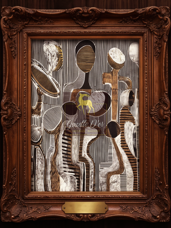 Chef-d'œuvre d'art intitulé Humanité | Bijouterie Gazelle d'Or - Artisan Maison