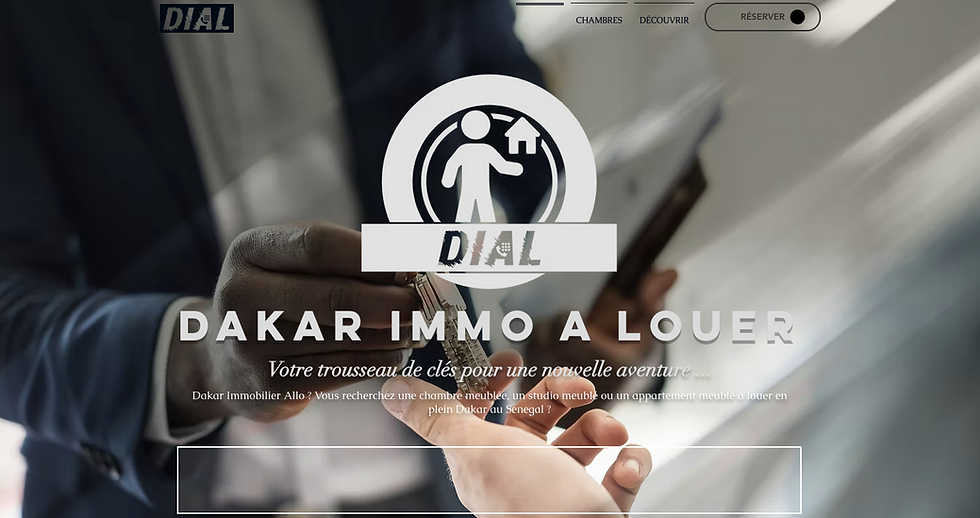 Creation de boutique e-commerce pour les services de location immobilière au Senegal, à Dakar