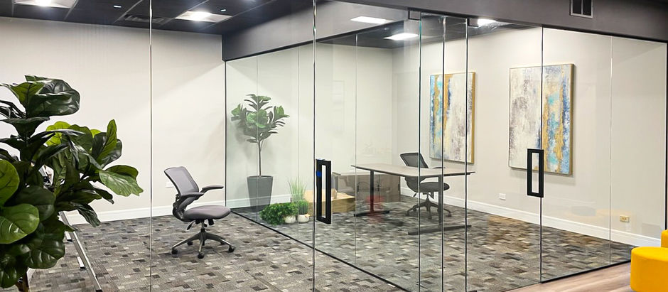 Custom Glass Doors for Office & Bathroom