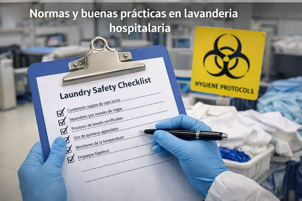 Normas y buenas prácticas en la lavandería hospitalaria