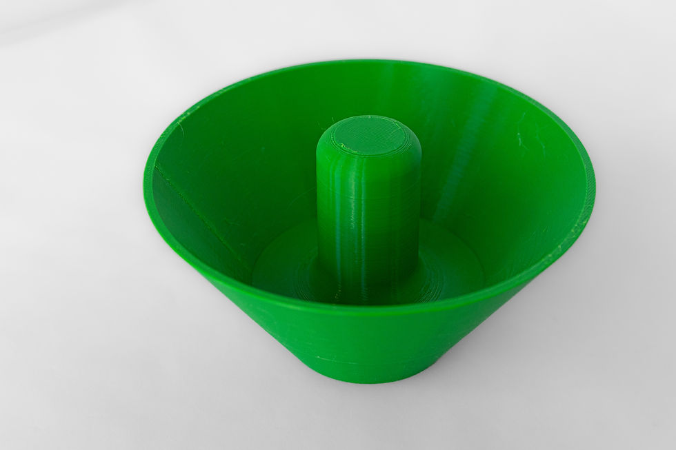 Big rim rounder for pottery forms made from clay