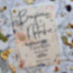 Double Layer Wedding Invitation, Vellum Wedding Invite, Floral Wedding Invite, Modern Wedding Invite, Wedding Invitations