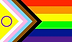 Progressive pride flag showing Pronoia Designs is a Canadian queer-owned small business for website design for therapists in Stratford Ontario, Canada