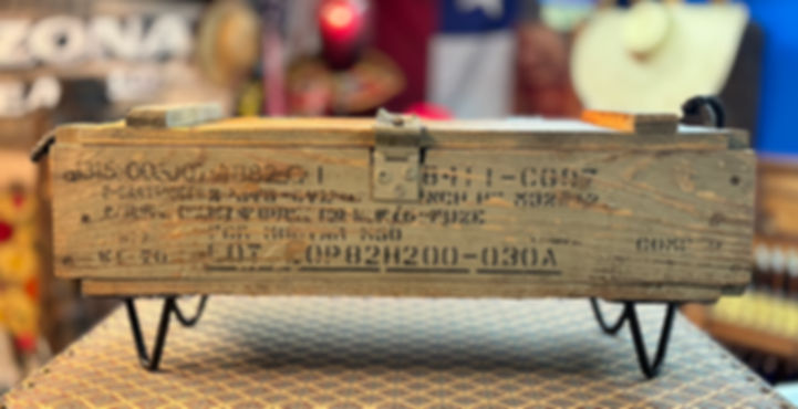 Vintage Ammunition Box Tusco Wood Products