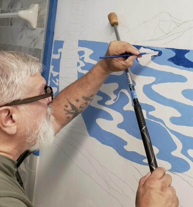 Thumbnail: Artist Mahl Stick maulstick or mahlstick