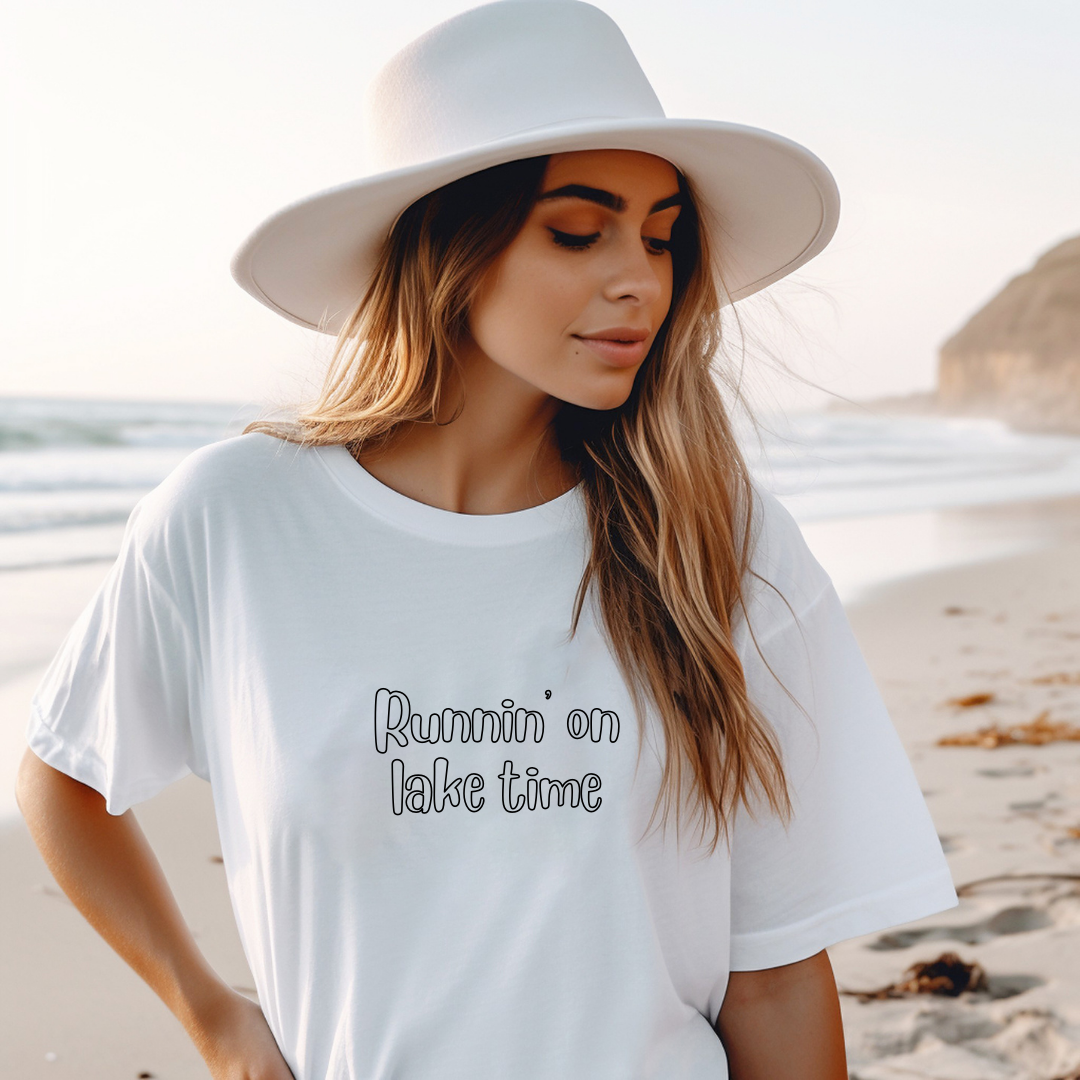 Running On Lake Time Tee