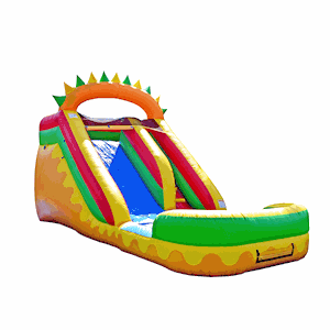 14' Dino Water Slide with Pool Inflatable Jump House in Hillsboro, Beaverton, Tigard, Lake