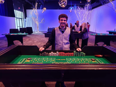 Casino DJ and photo booth holiday party package in Oregon