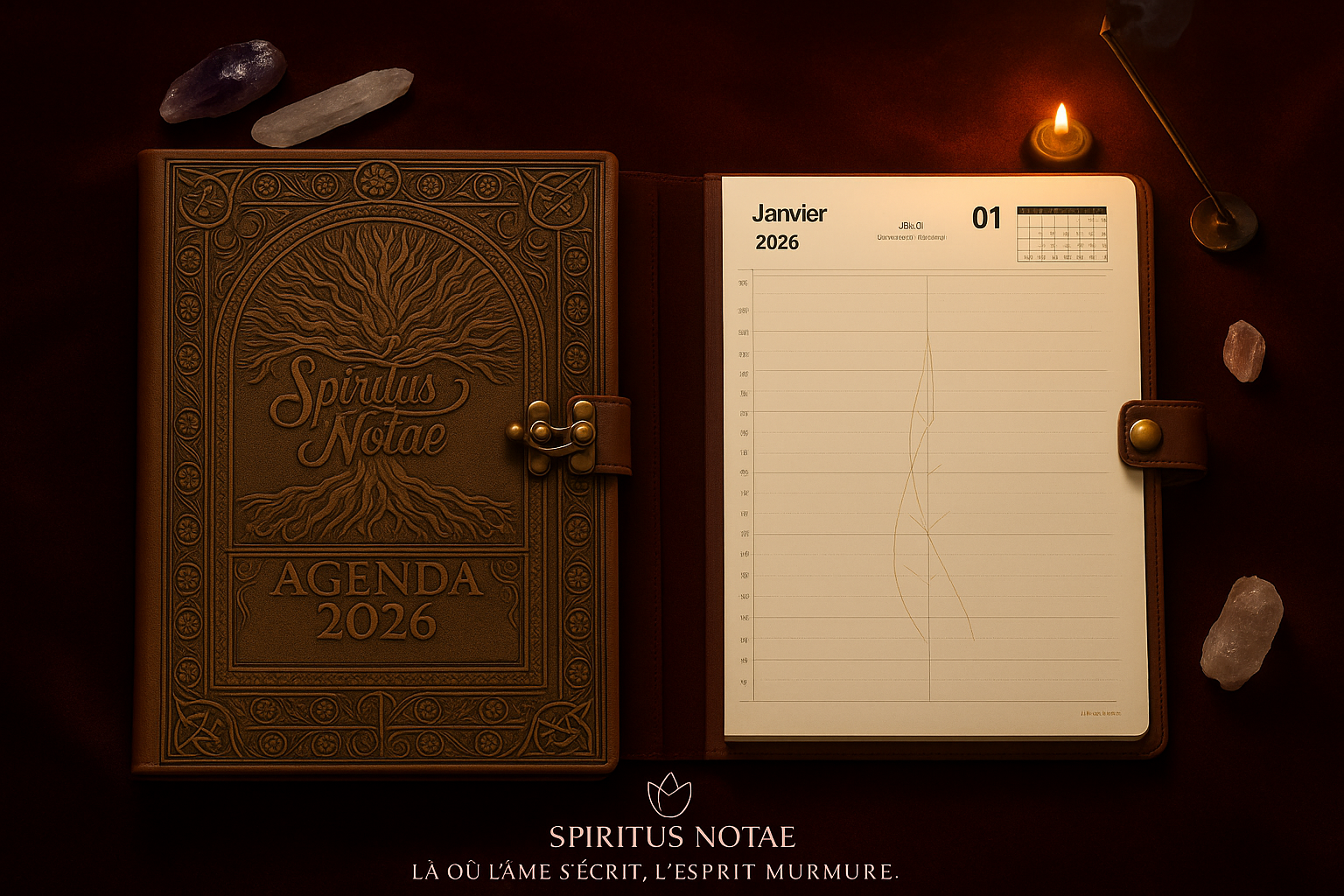 Agenda Spiritus Notae A4 – Édition 2026