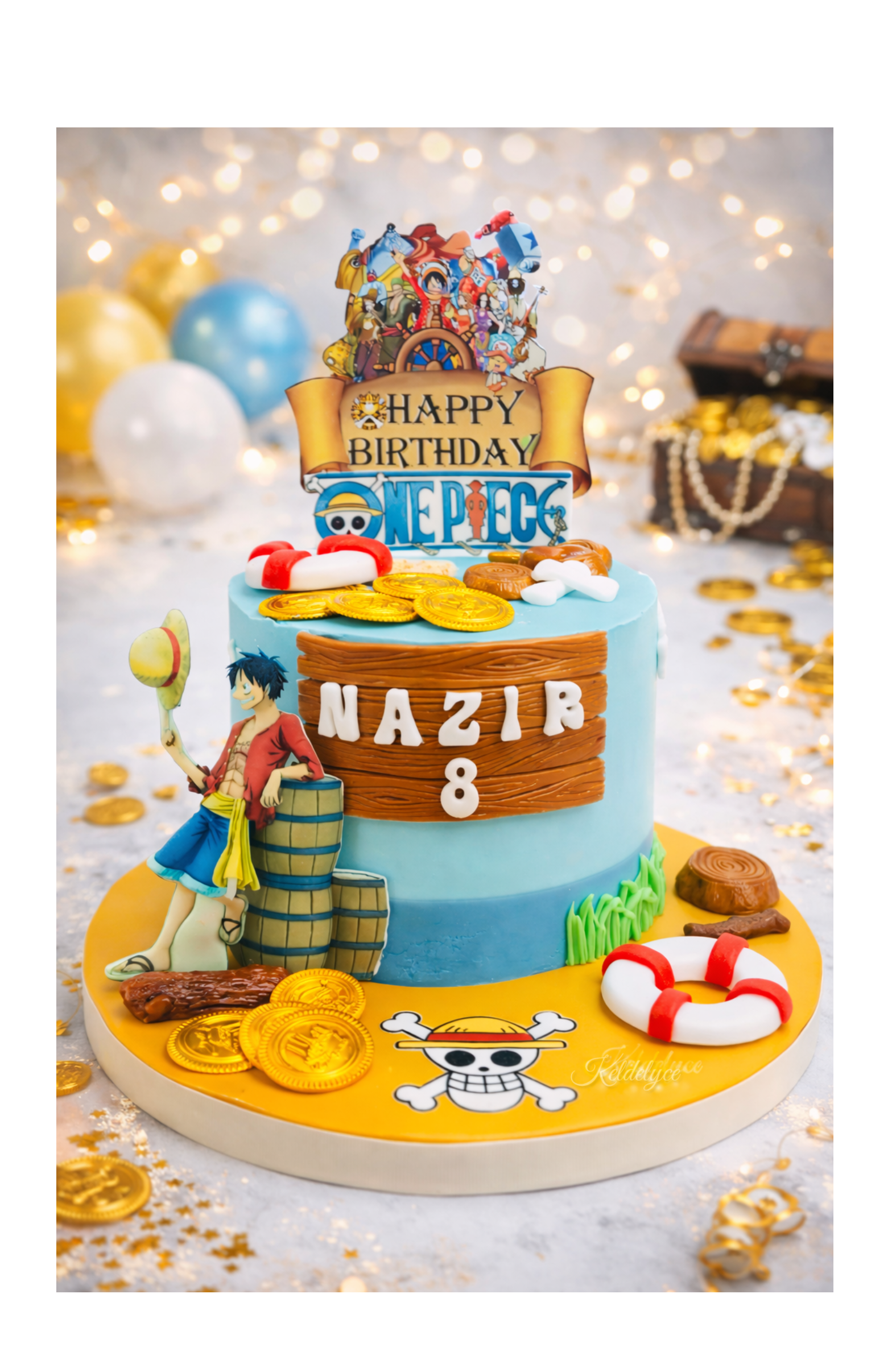 🏴☠️✨ Gâteau Thème One Piece