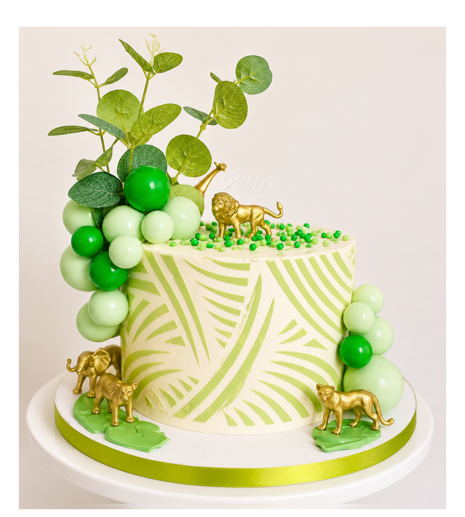 Gâteau Safari Tropical 🦁🌿