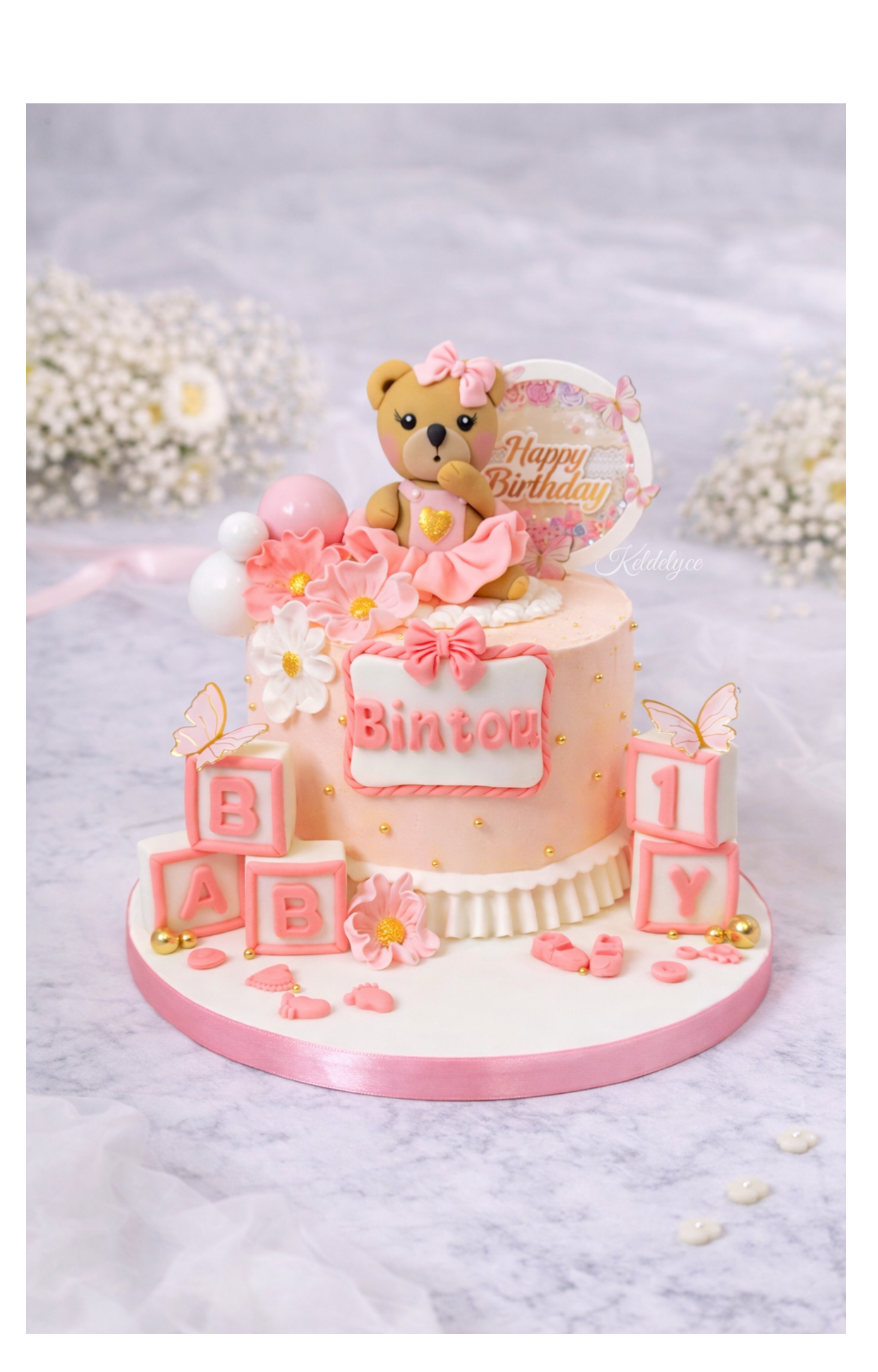 🧸 Gâteau Baby Chic 🎀