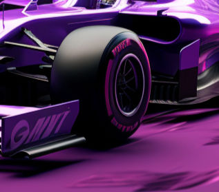 close up of F1 car artwork