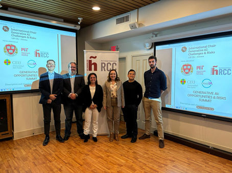 Nuestra Cátedra Internacional ENIA en IA Generativa se inaugura con una SUMMIT internacional en Boston con expertos de nuestra Universidad, MIT y Harvard, entre otros.