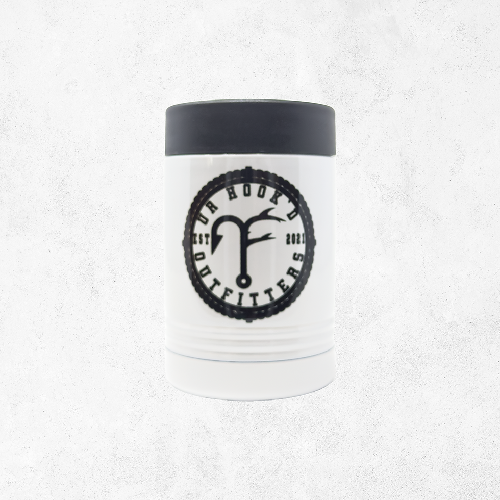 Thumbnail: The U R Hook'd  Can Hugger - White with U R Hook'd Logo | U R Hookd Outfitters