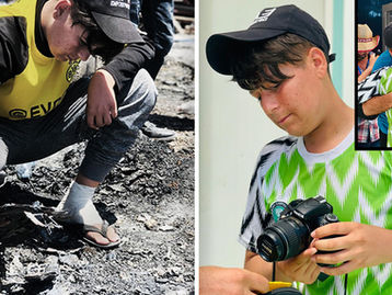 Precious Camera Lost in Refugee Fire Replaced