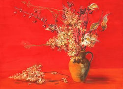 Garden Blooms Cards Dried Hydrangeas