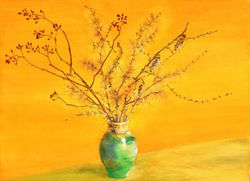 Garden Blooms Cards Larch and Rose Hips