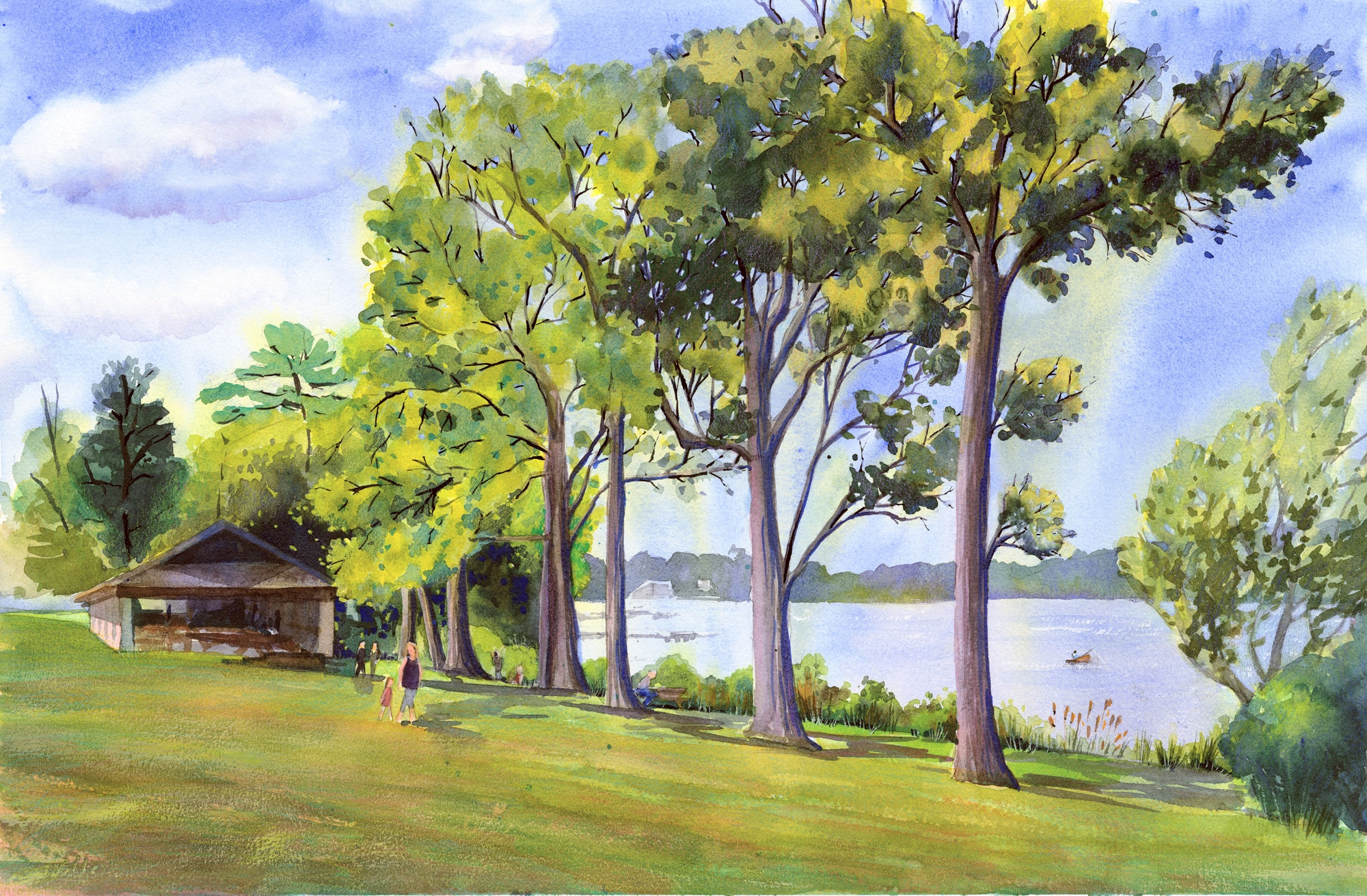 Prints | Lakeside Park, Cazenovia