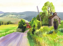 Central New York Cards Rowley Jerome Road Shed