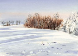 Winter Cards Way Road