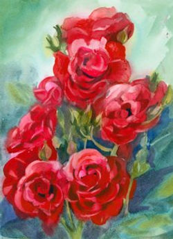 Blossoms Cards Show Biz Study
