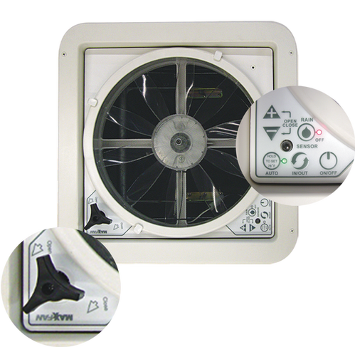 MaxxFan Deluxe 10 Speed With No Remote 7000K And 7500K