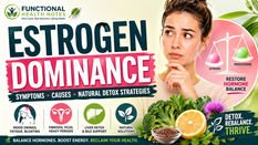 how to fix estrogen dominance naturally symptoms of hormone imbalance detox liver support foods DIM broccoli hormone balance women men functional health guide
