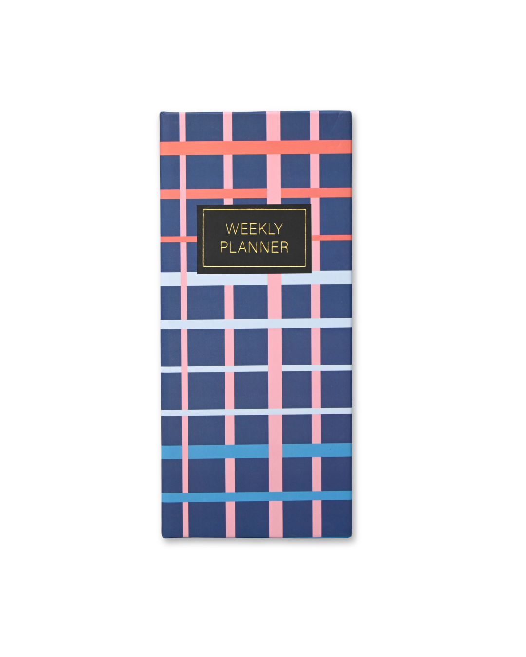 Weekly planner blue checks