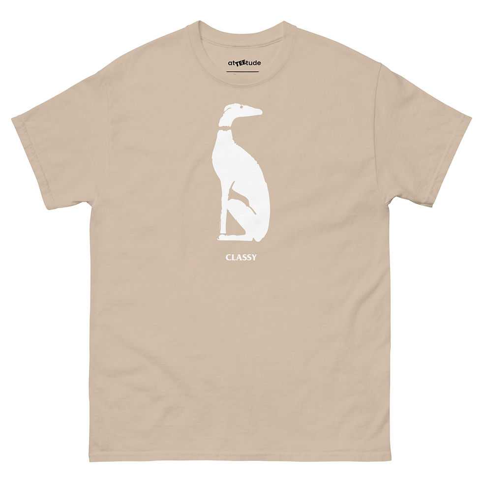 Miniatura: Classy T shirt Unisex Stampa Bianca